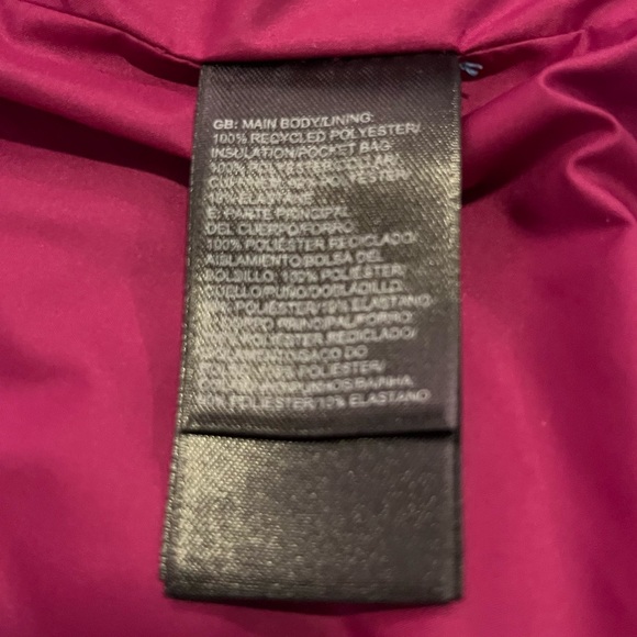 The North Face Button Up Bomber Jacket | Blue & Pink | Women’s Small - Picture 9 of 9